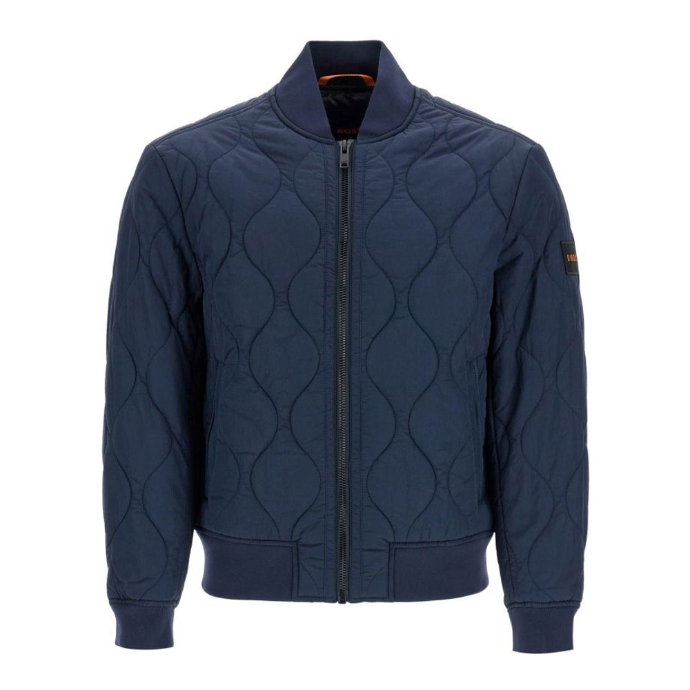 Veste 'Quilted Down With Wavy Pattern' pour Hommes