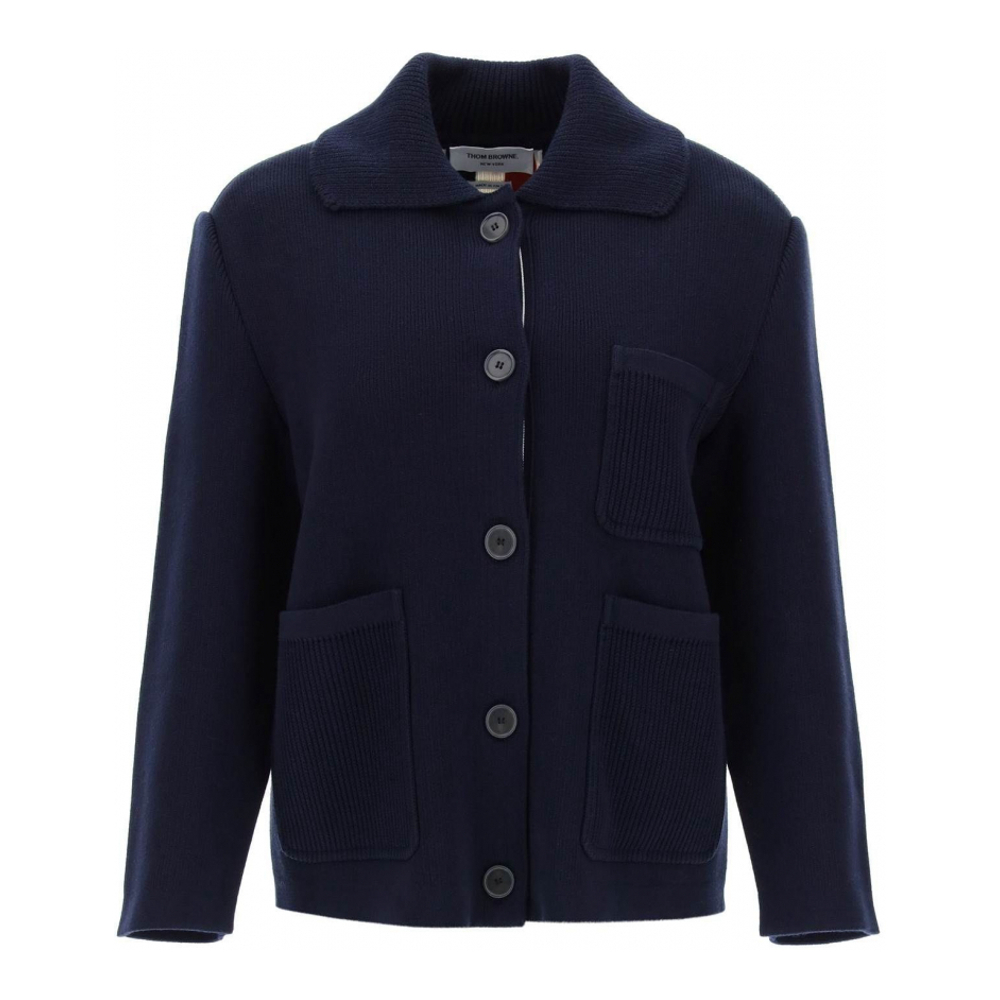 Veste 'Seersucker Single-Breasted' pour Femmes