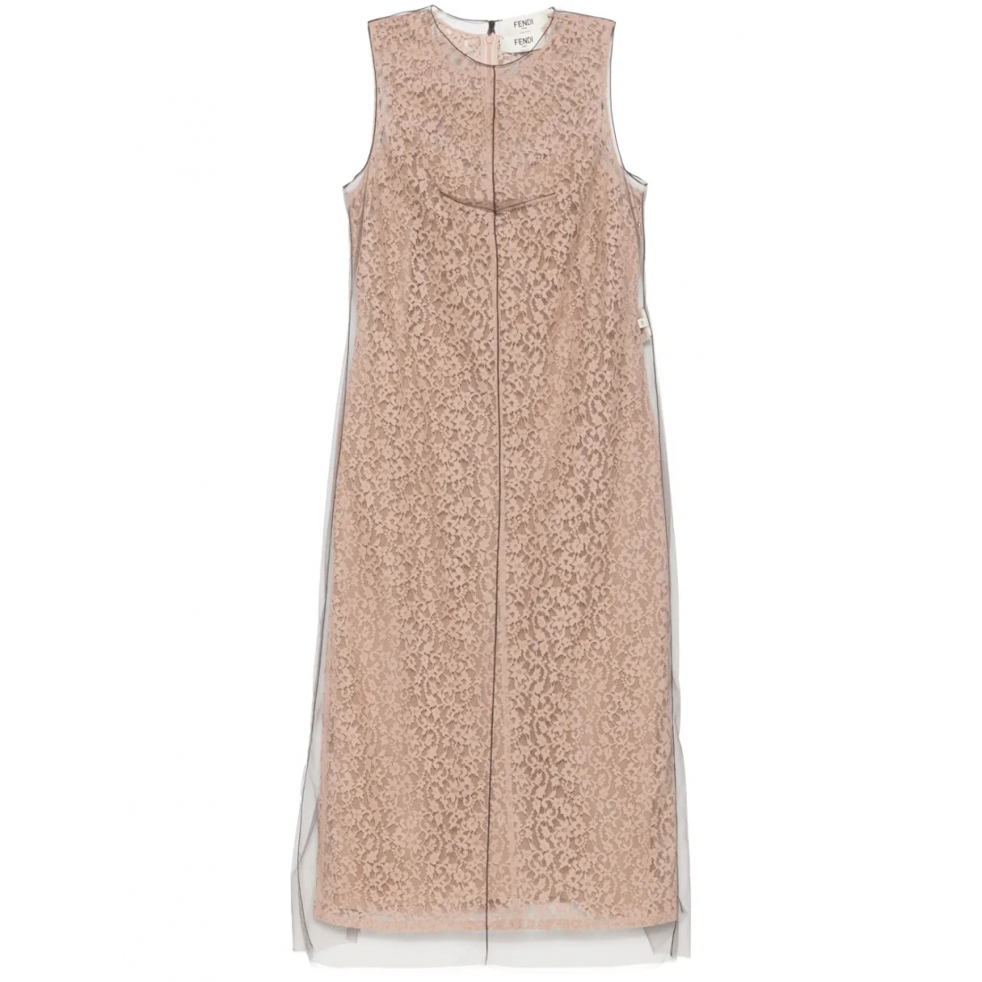 Robe Midi 'Floral-Lace' pour Femmes