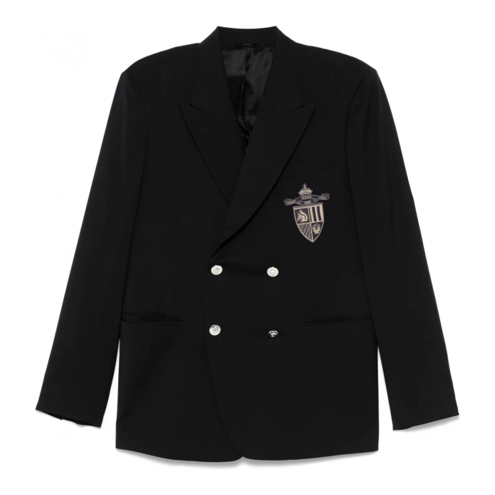 'Patch-Detail' Klassischer Blazer für Herren