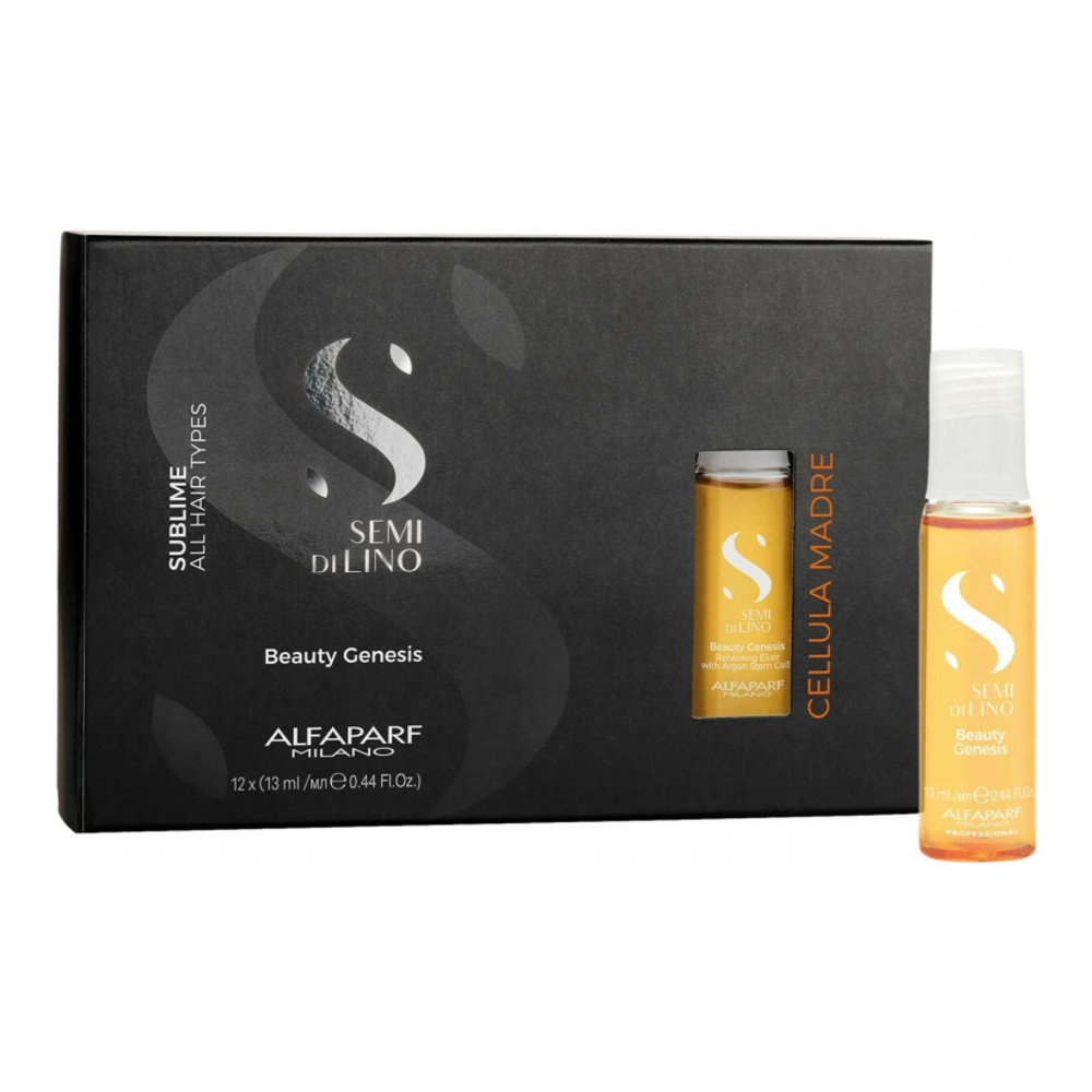 Sérum capillaire 'Semi Di Lino Sublime Cellula Madre Beauty Genesis' - 13 ml, 12 Pièces
