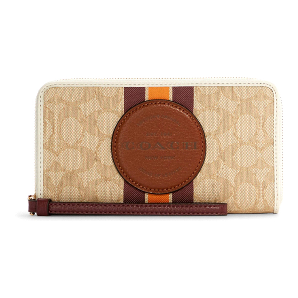 Women's 'Dempsey  In Signature With Stripe And Coach Patch' Wallet