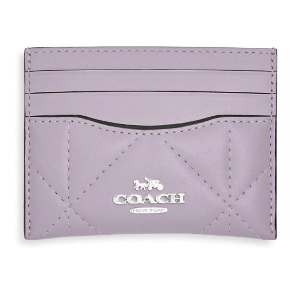 Women's 'Slim With Puffy Diamond Quilting' Card case