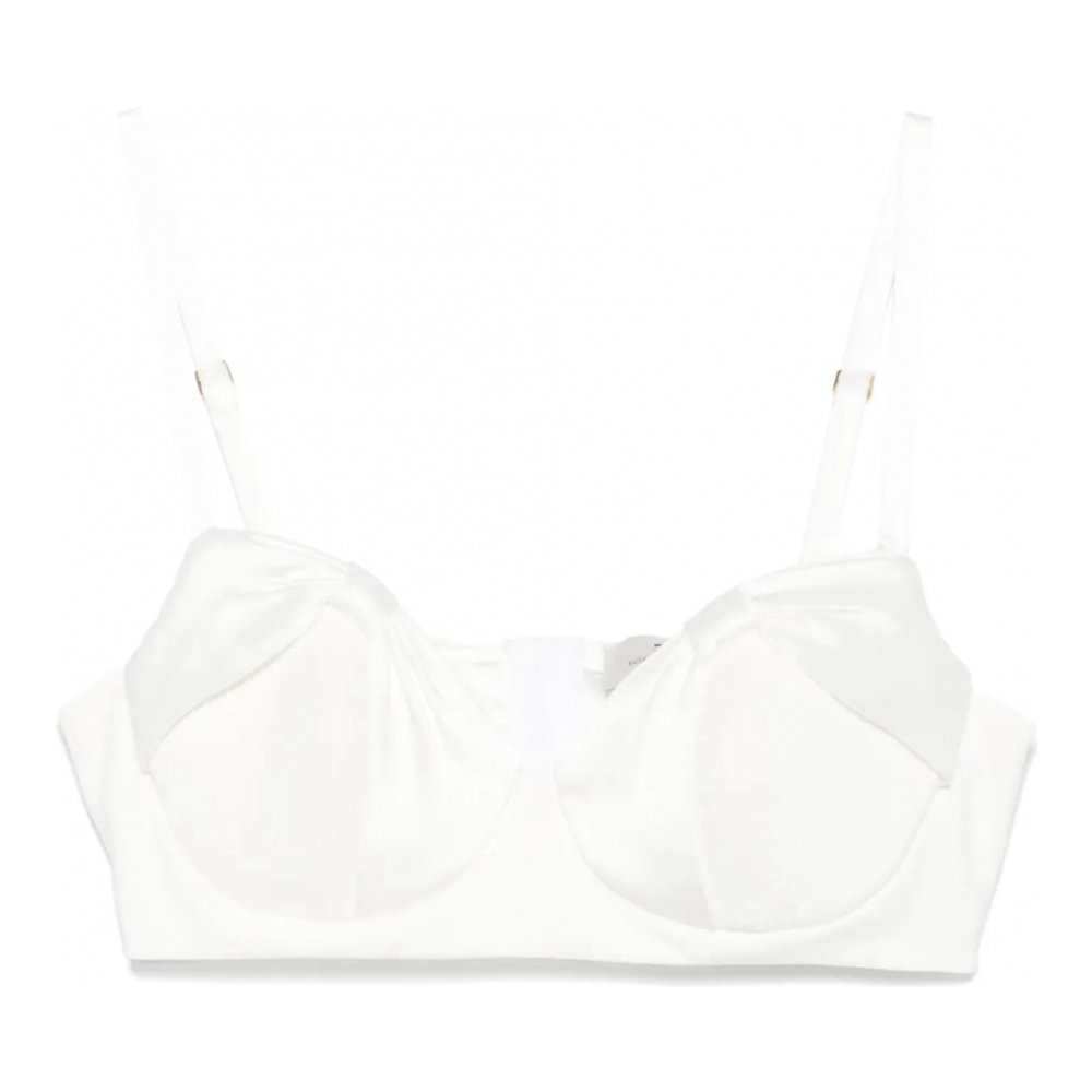 Crop Top 'Satin-Bow' pour Femmes