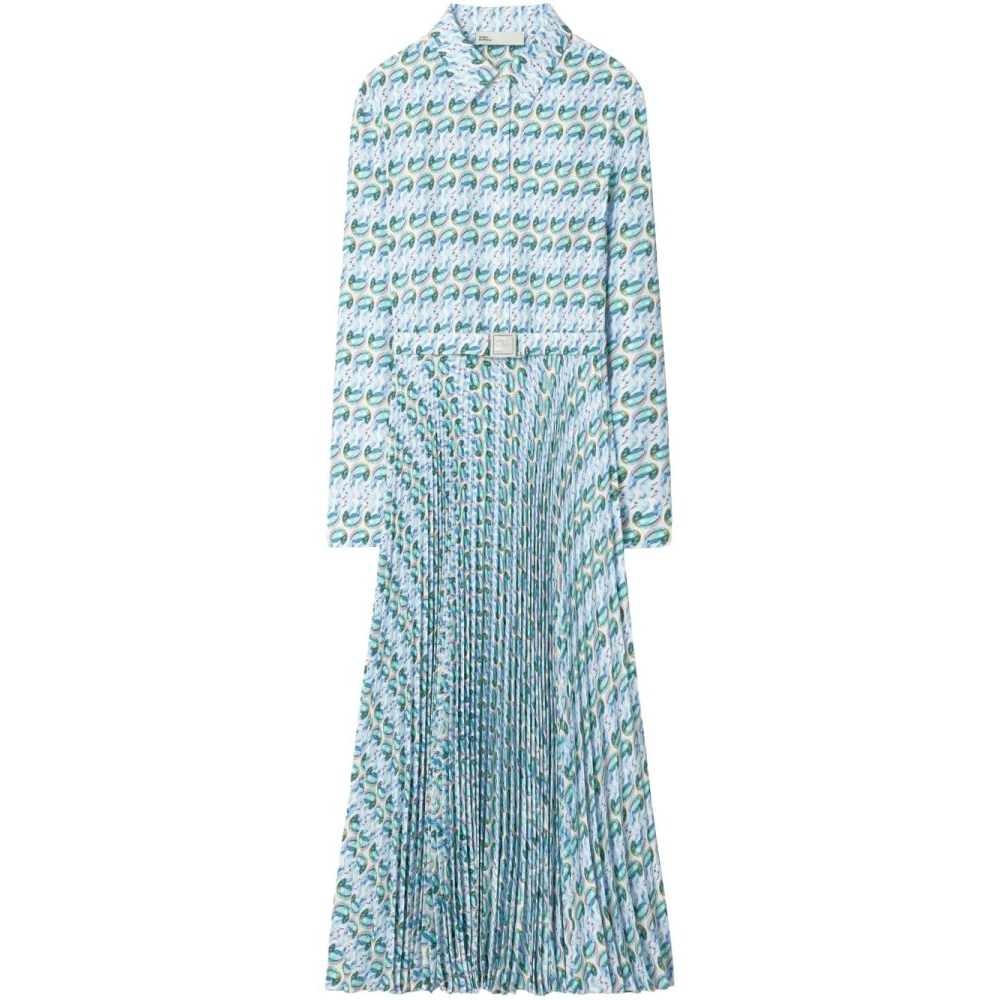 Robe Midi 'Abstract-Pattern Print' pour Femmes