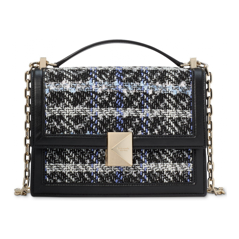 Sac à bandoulière 'Deco Plaid Tweed Small Chain' pour Femmes