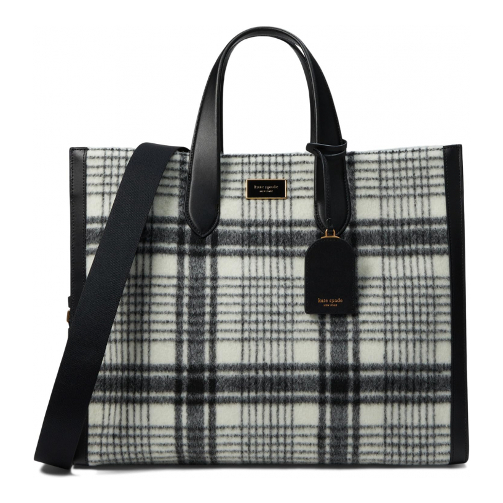 Sac Cabas 'Manhattan Studio Plaid Large' pour Femmes