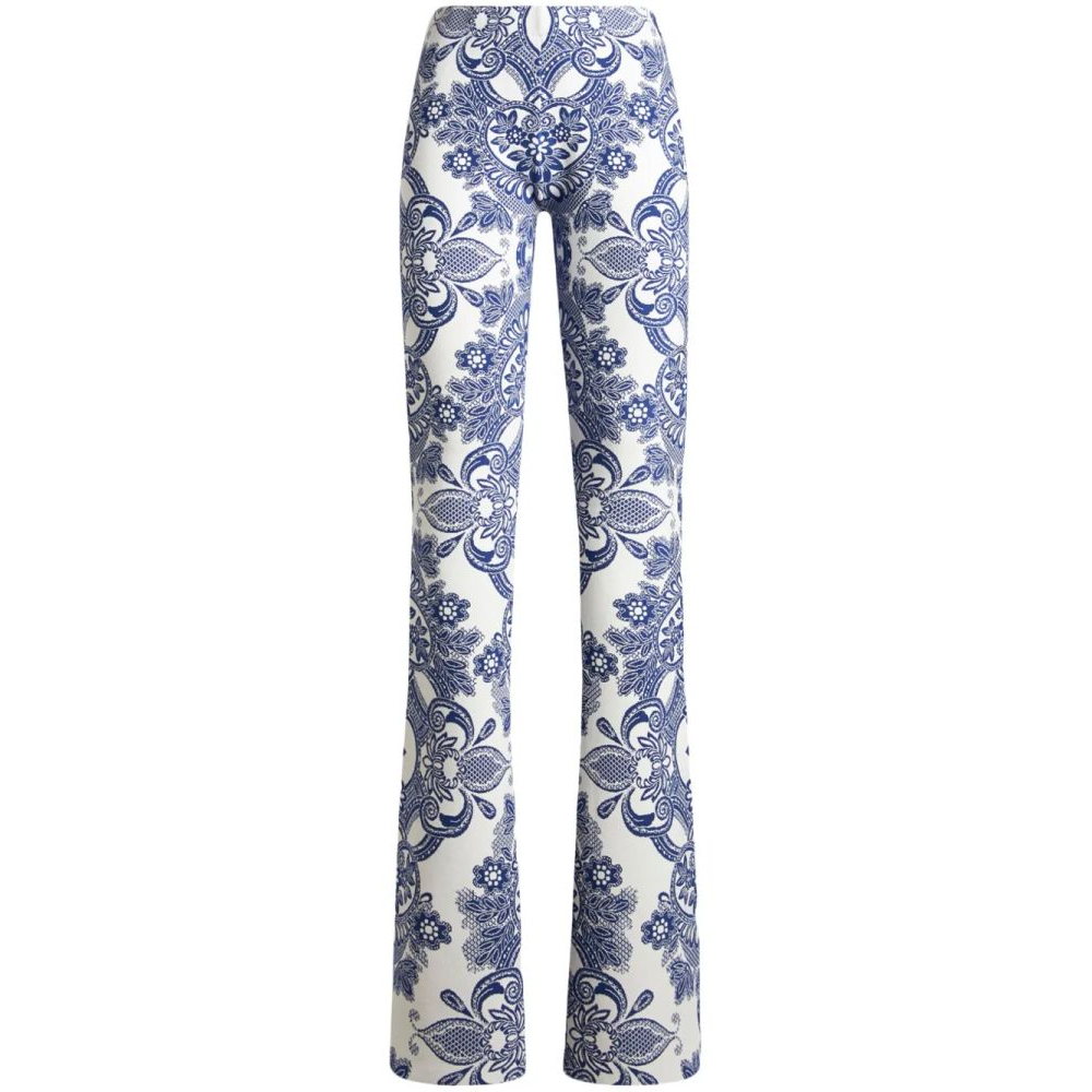 Pantalon 'Lace-Motif Knit' pour Femmes