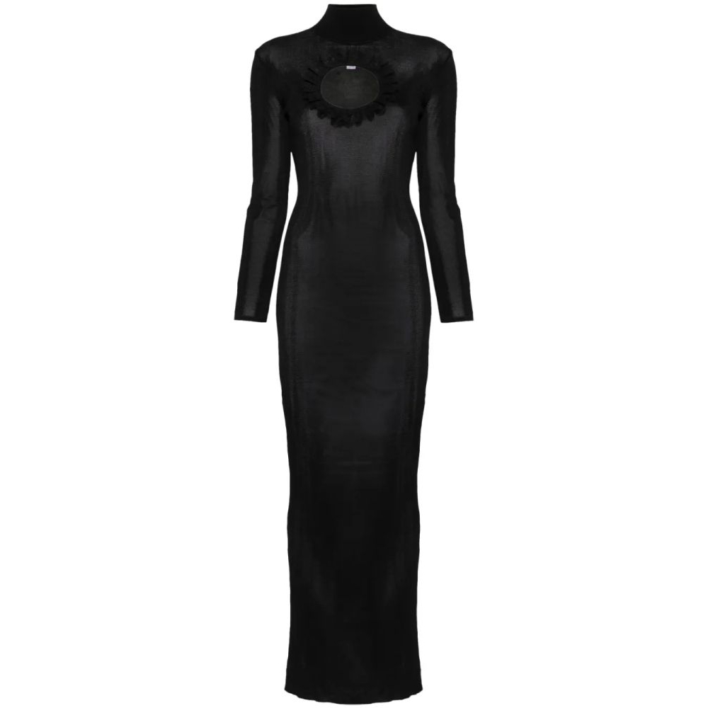 Robe maxi 'Cut Out-Detail Knitted' pour Femmes