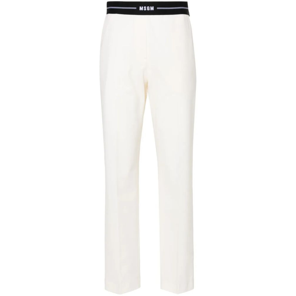 Women's 'Logo-Waistband Tapered' Trousers