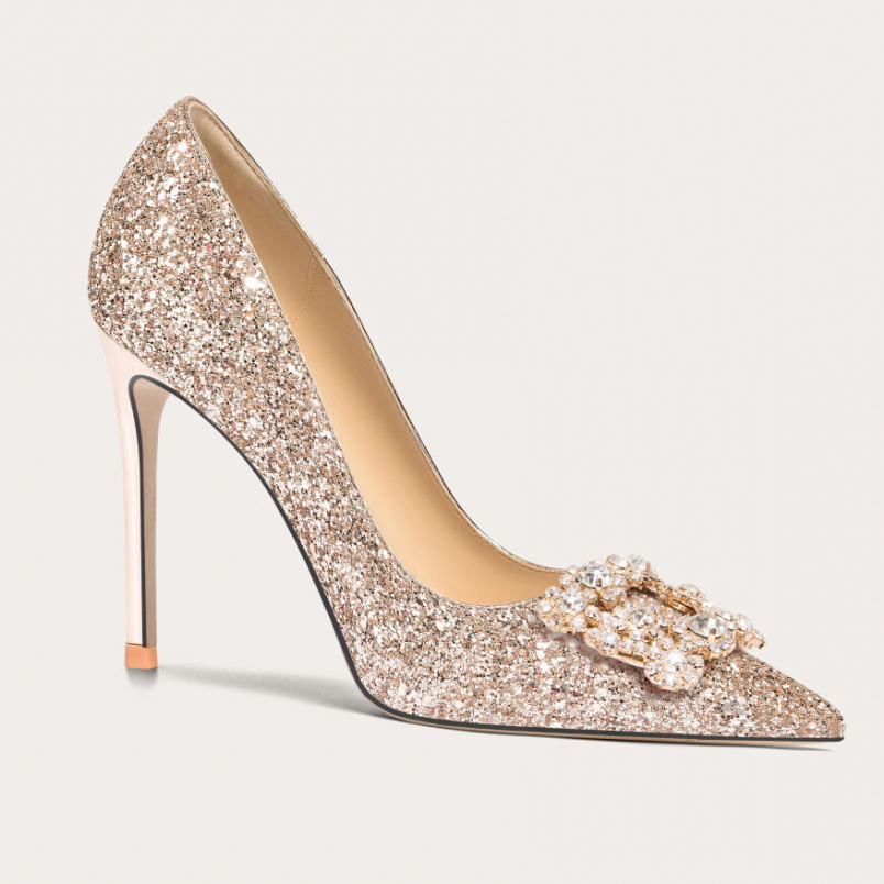 'French Sequin High Heels' Pumps für Damen