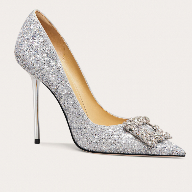 'French Sequin High Heels' Pumps für Damen