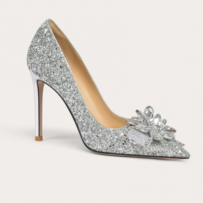 'French Crystal Wedding High Heels' Pumps für Damen