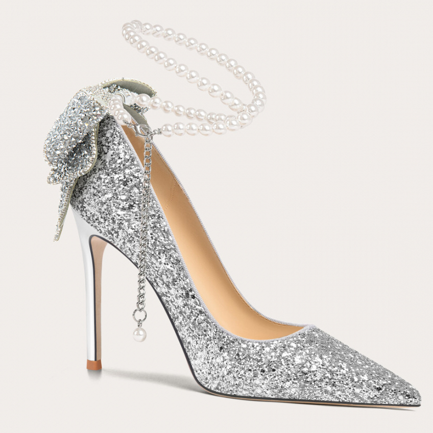 Escarpins 'French High-end Bow Bridal High Heels' pour Femmes