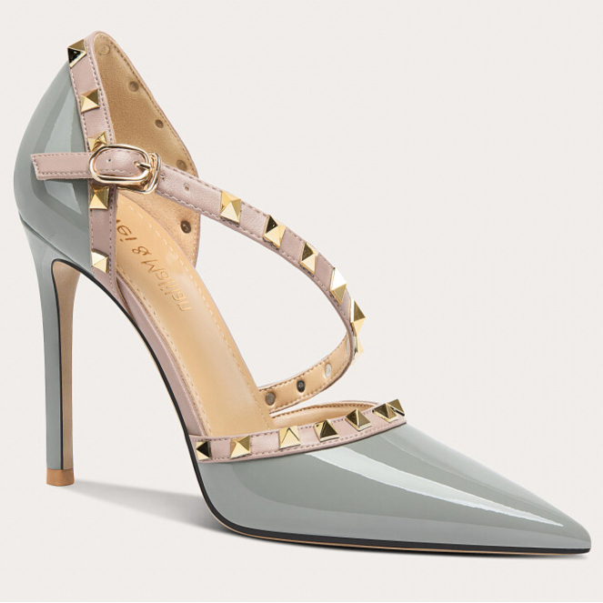 'Studded Sexy Pointed-toe' Sandalen für Damen