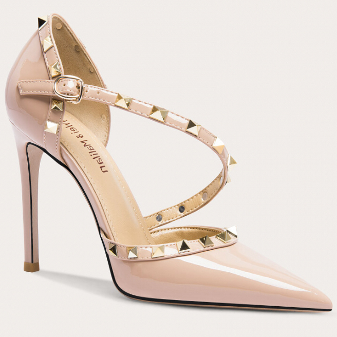 'Studded Sexy Pointed-toe' Sandalen für Damen