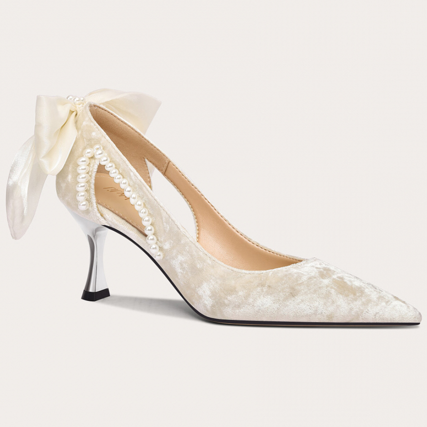 'Fairy-tale Style Kitten Heel' Pumps für Damen