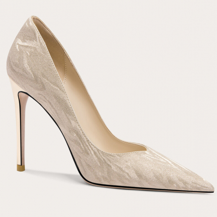 'Silver Bling-bling High Heels' Pumps für Damen