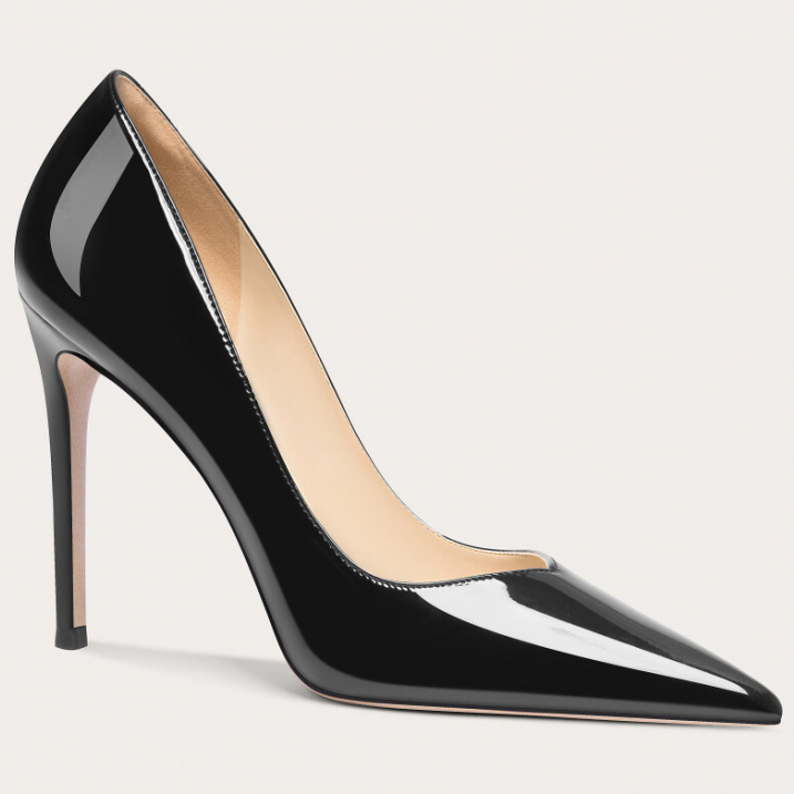 'V-cut Pointed Toe Stiletto Heels' Pumps für Damen