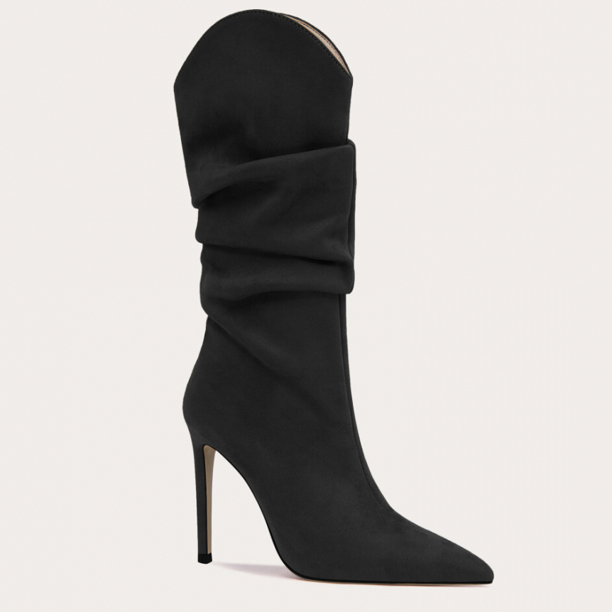 'Pointed-toe Stiletto' Lange Stiefel für Damen