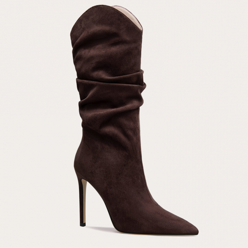 'Pointed-toe Stiletto' Lange Stiefel für Damen