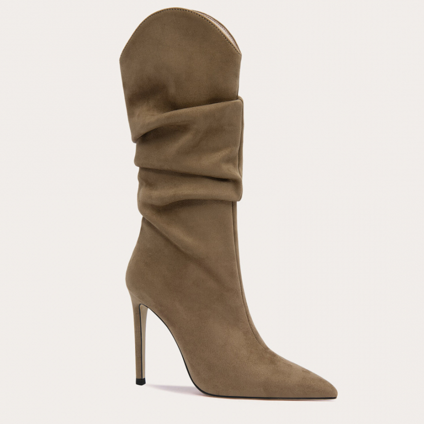 'Pointed-toe Stiletto' Lange Stiefel für Damen
