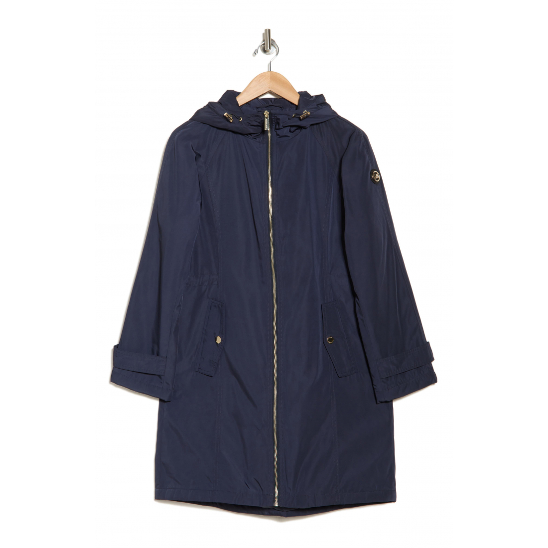 'Longline Hooded Coat' pour Femmes