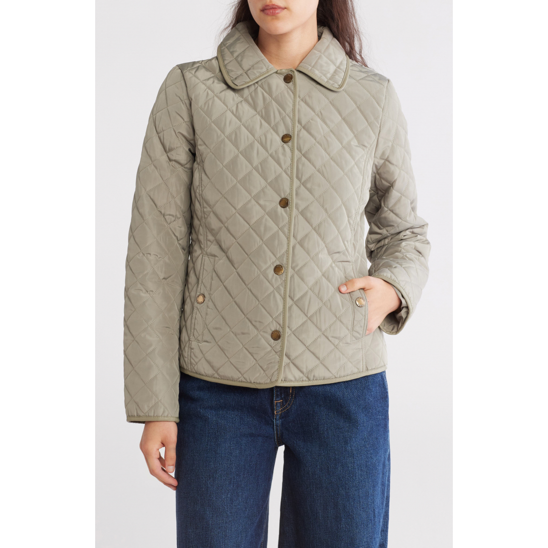 'Diamond Quilt Jacket' pour Femmes