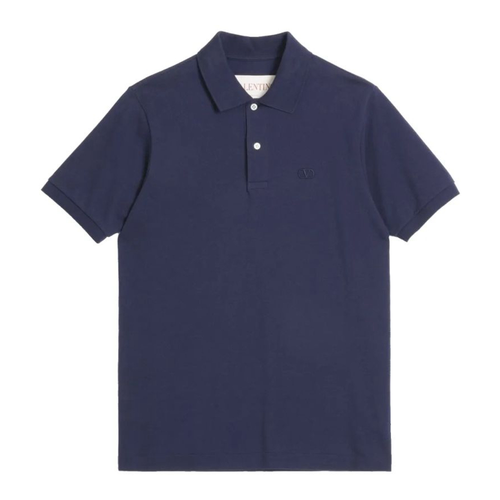Polo 'VLogo-Embroidered' pour Hommes