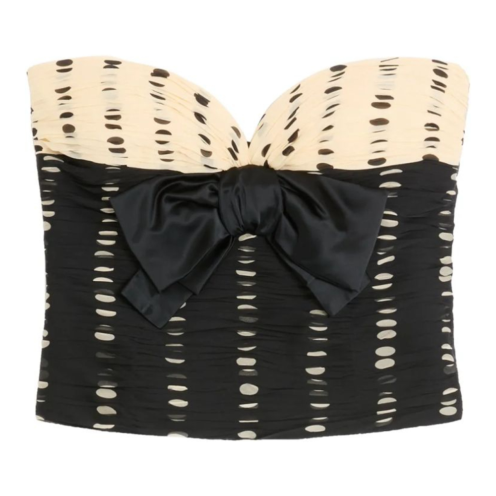 Top Bandeau 'Polka Dot-Print' pour Femmes