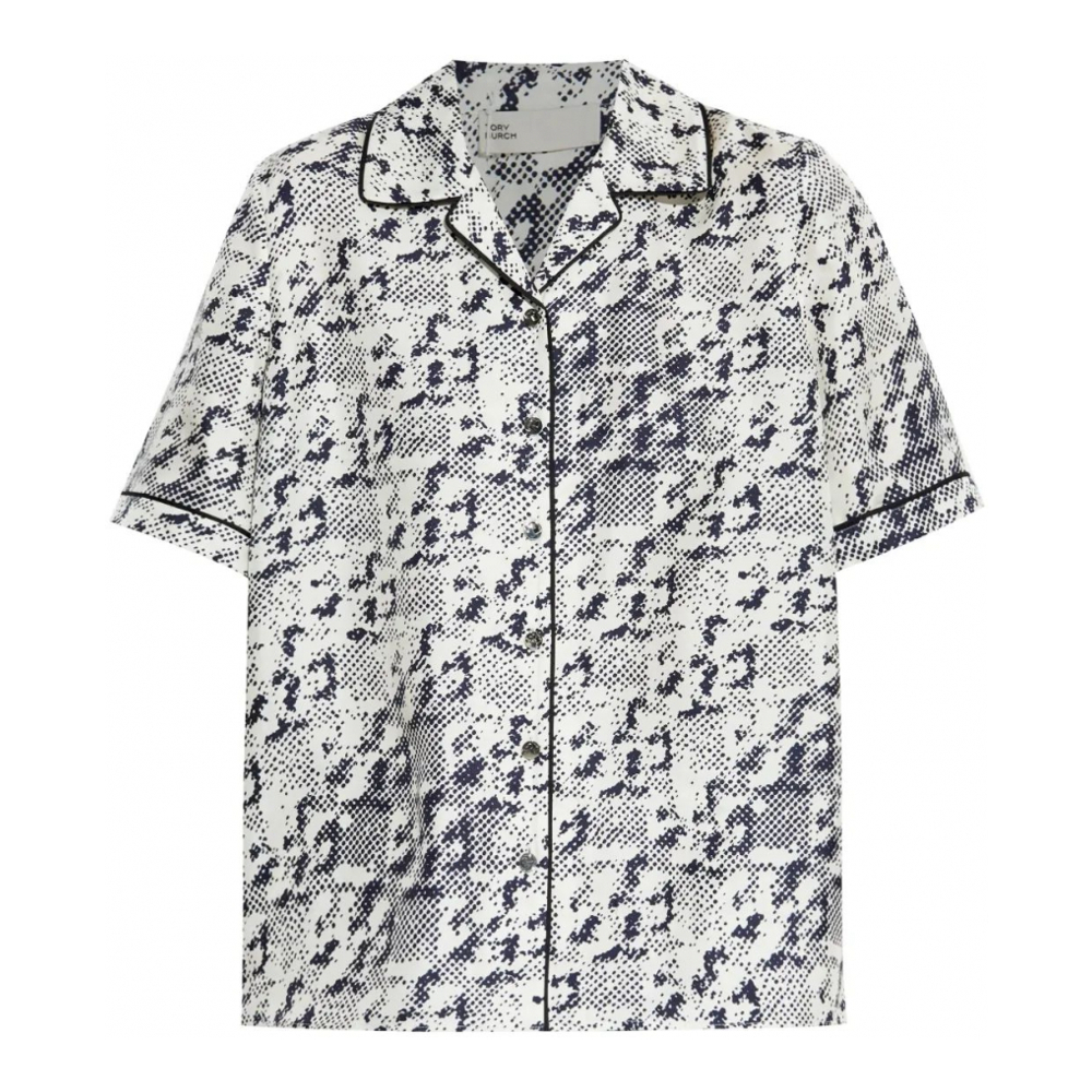 Chemise à manches courtes 'Monogram' pour Femmes