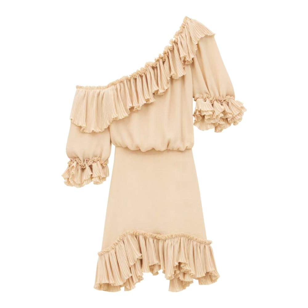 Women's 'Ruffled' One Shoulder Dress