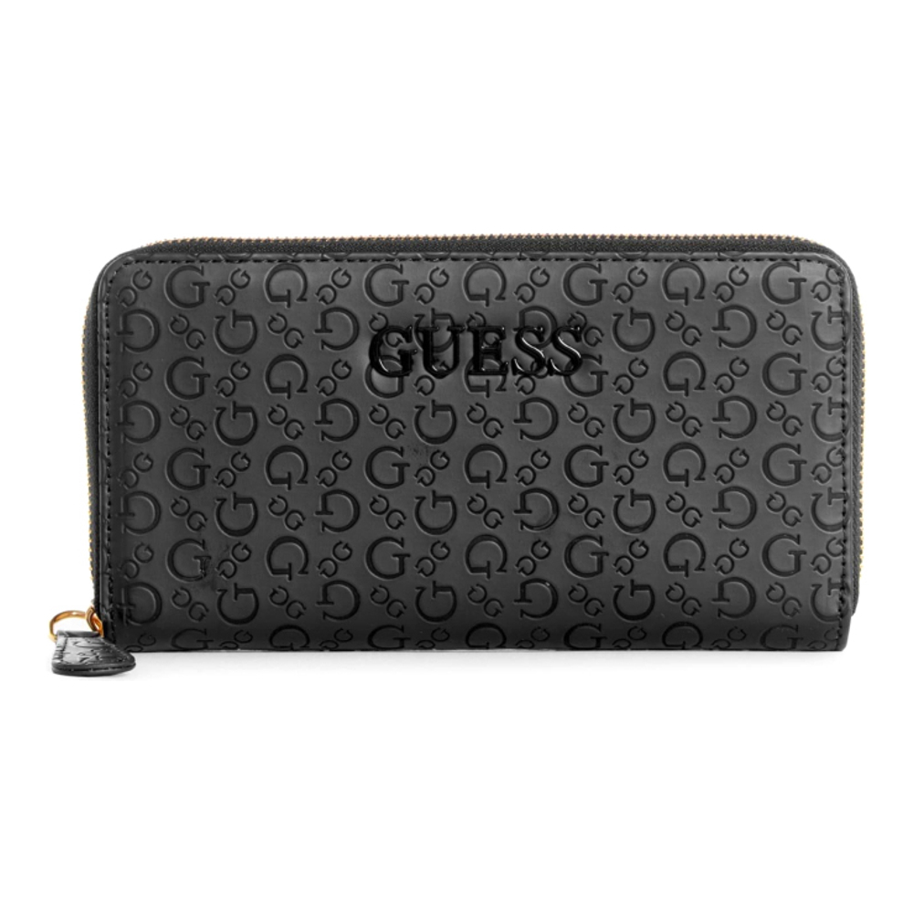 Women's 'Bowie Debossed Logo Zip-Around' Wallet