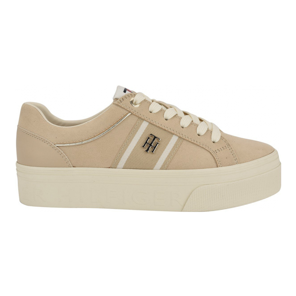 'Badria Logo Lace-Up Plaftorm Sneakers' pour Femmes