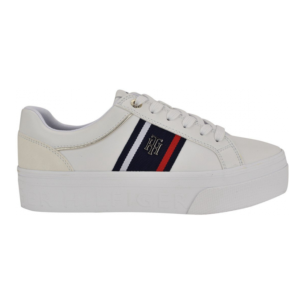 'Badria Logo Lace-Up Plaftorm Sneakers' pour Femmes