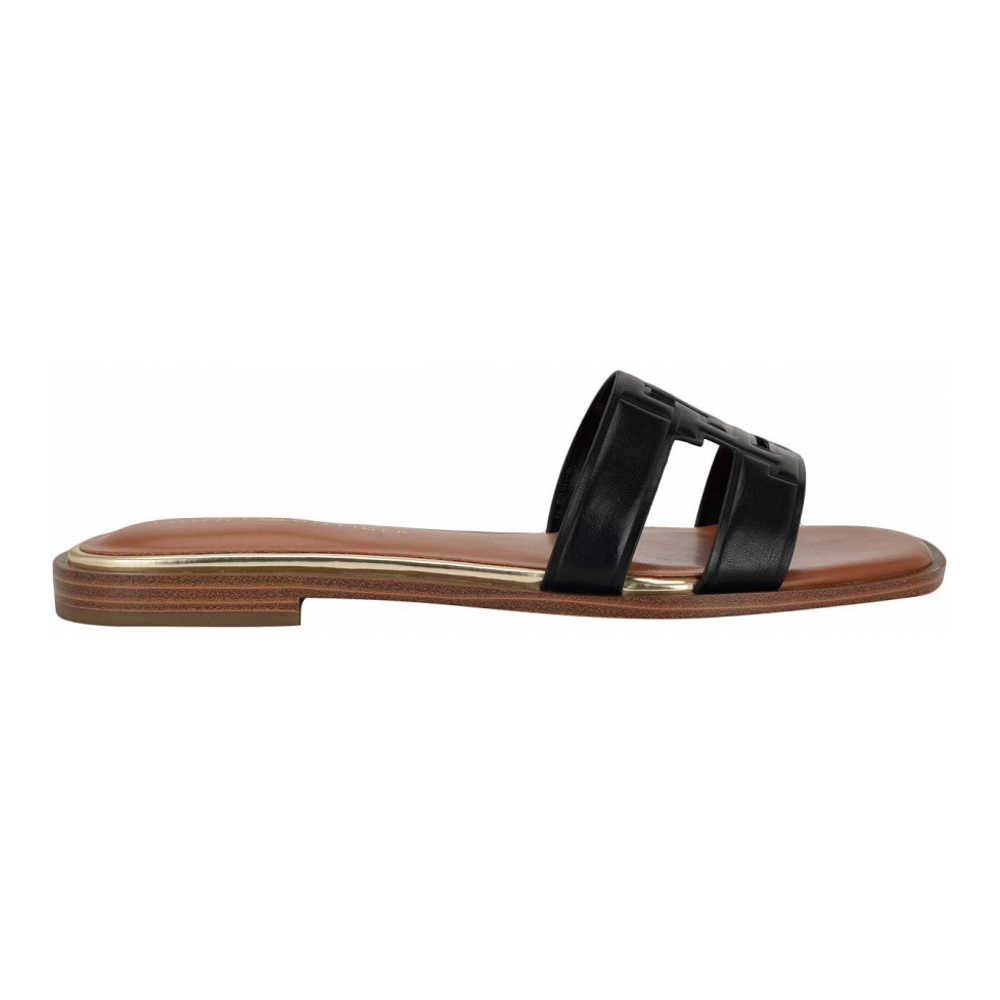 Women's 'Terenz Logo Strap' Flat Sandals