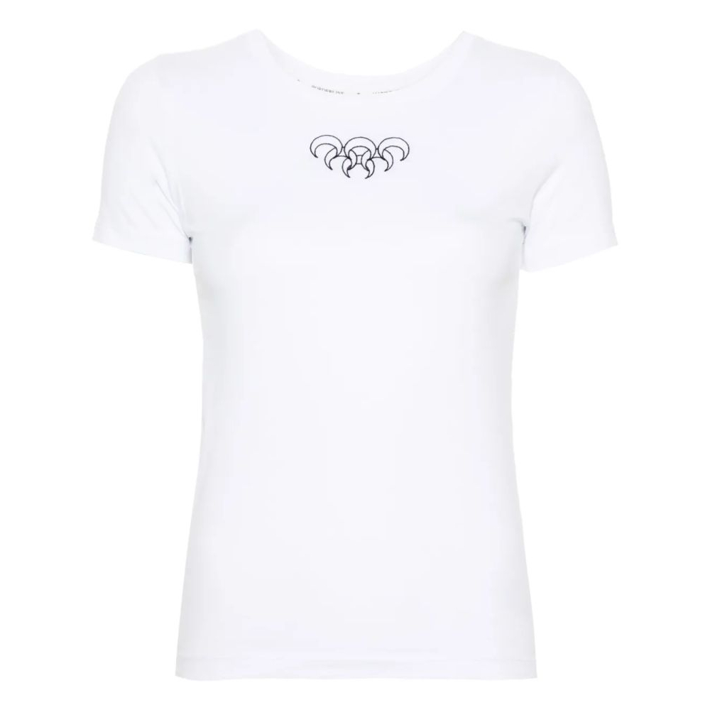 T-shirt 'Crescent Moon-Embroidery' pour Femmes
