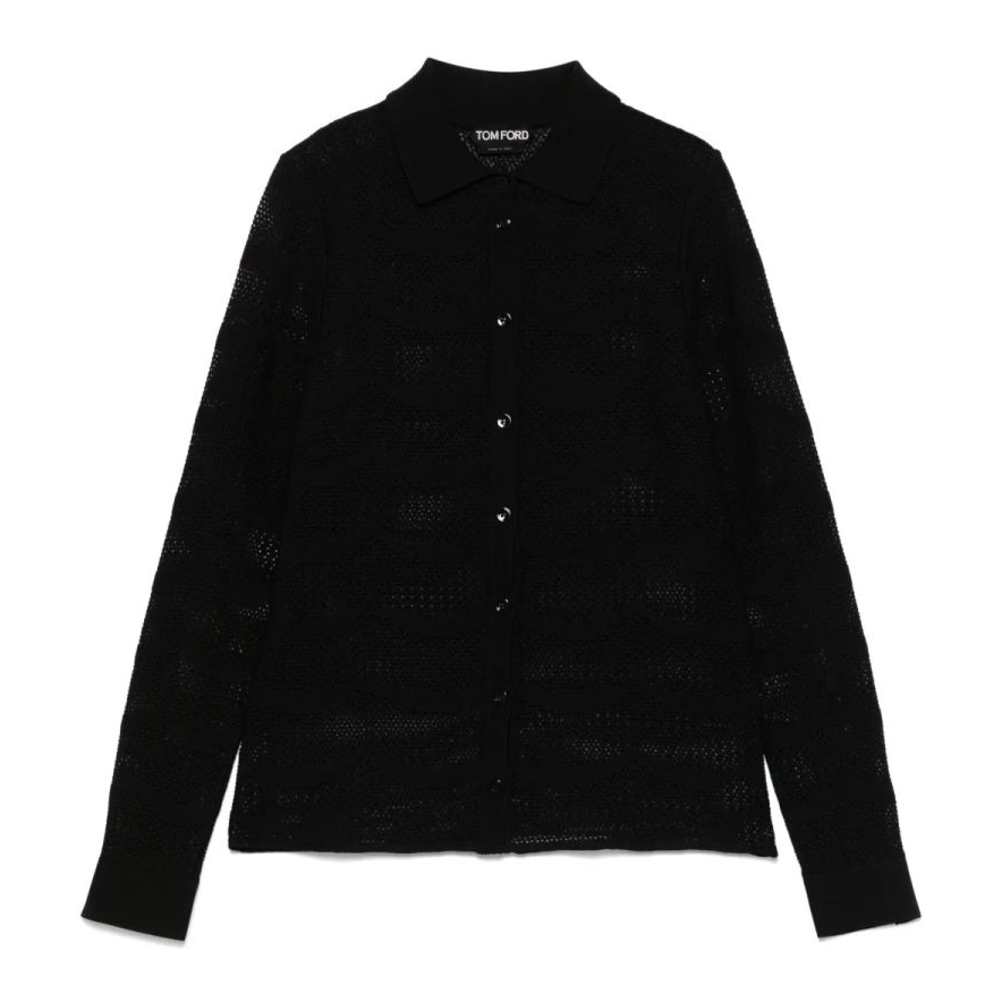 Chemise 'Open-Knit' pour Femmes