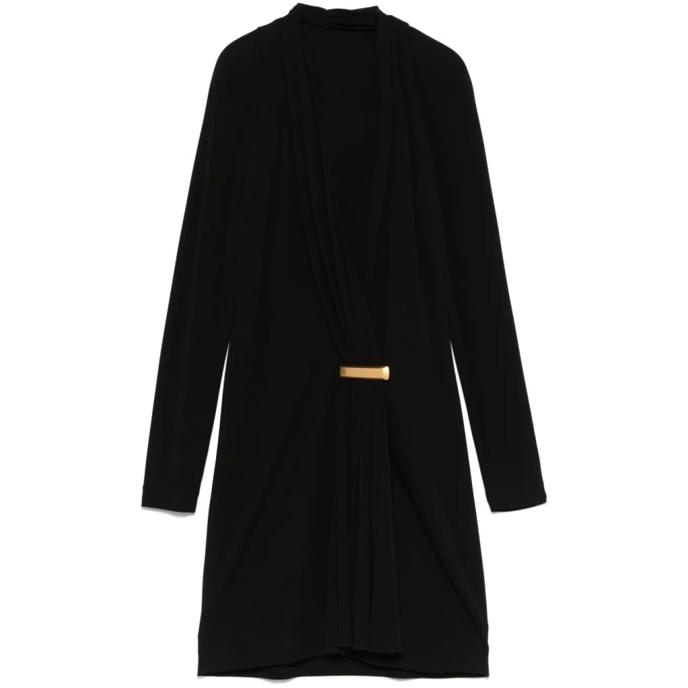 Women's 'Draped' Long-Sleeved Dress