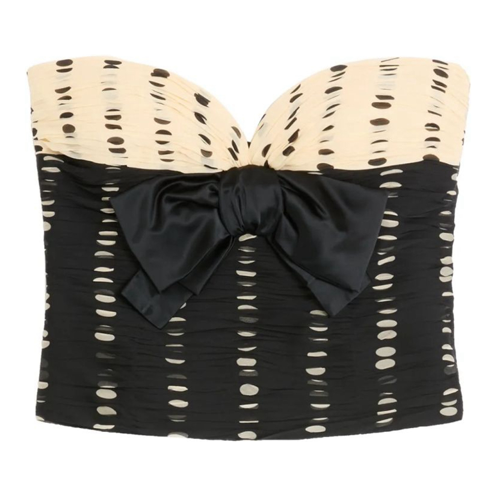 Top Bandeau 'Polka Dot-Print' pour Femmes