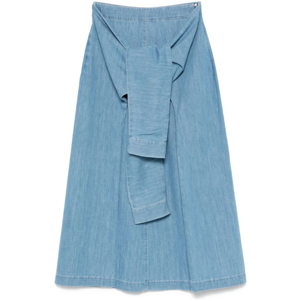 Jupe en Jean 'Knot-Detail' pour Femmes