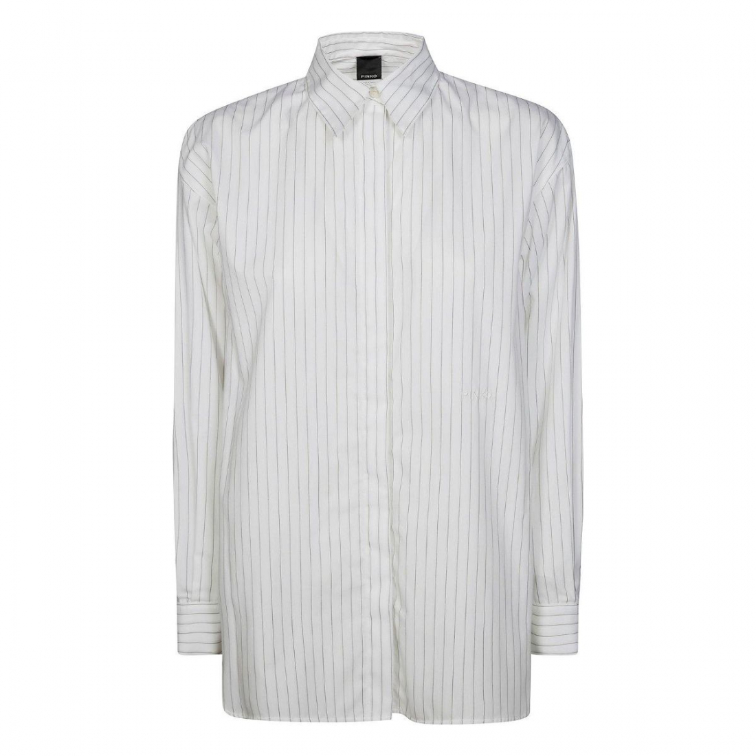 Chemise 'Striped Curved Hem' pour Femmes