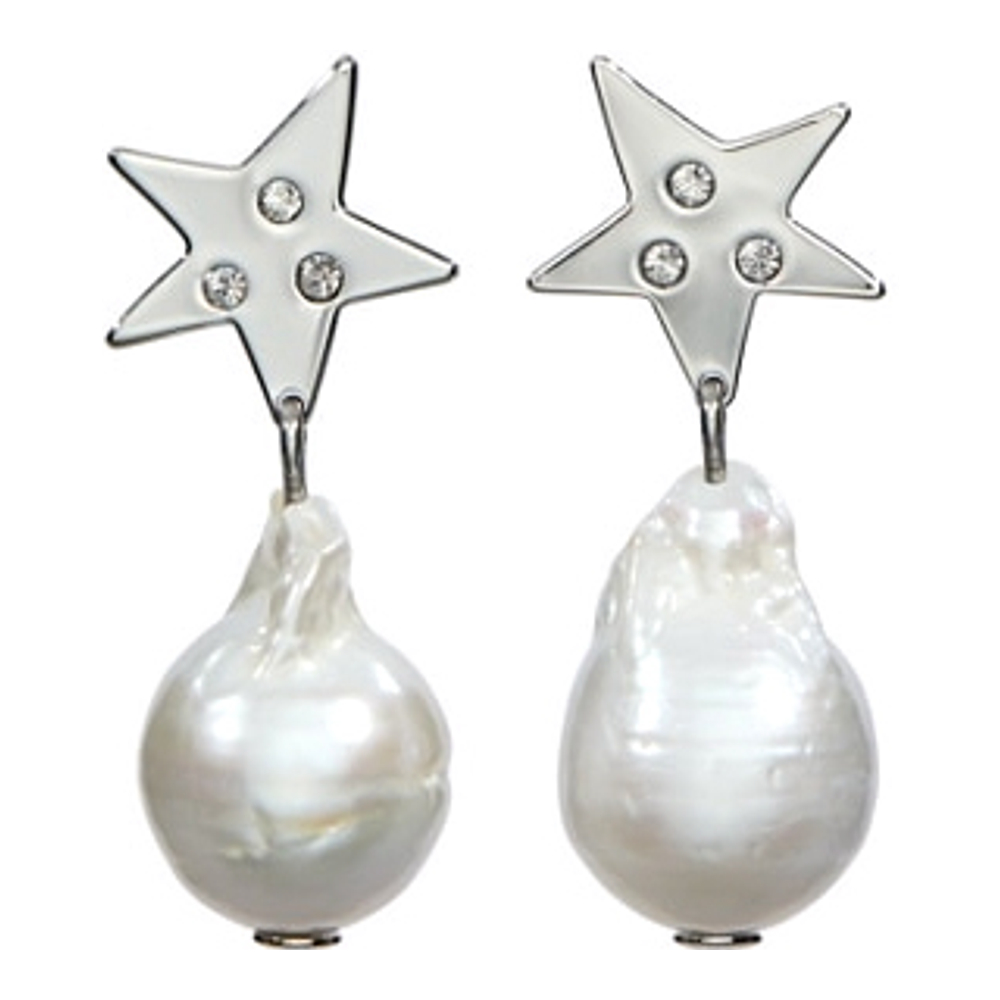 Boucles d'oreilles 'Star Pearl Drop' pour Femmes