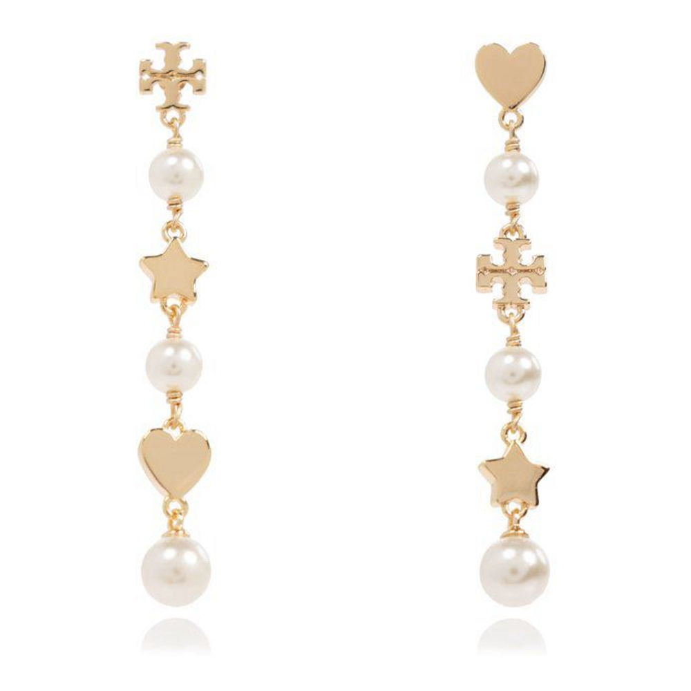 Women's 'Kira Linear Pearl' Earrings