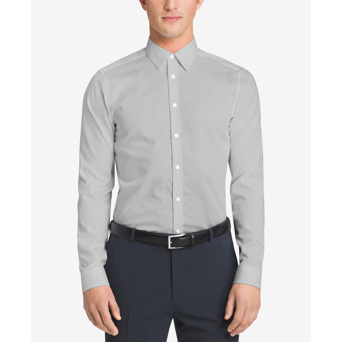 Chemise 'Slim-Fit Non-Iron Herringbone' pour Hommes