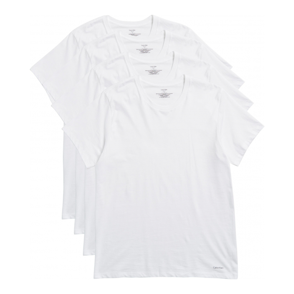 '4-Pack Cotton Crewneck Undershirts' pour Hommes