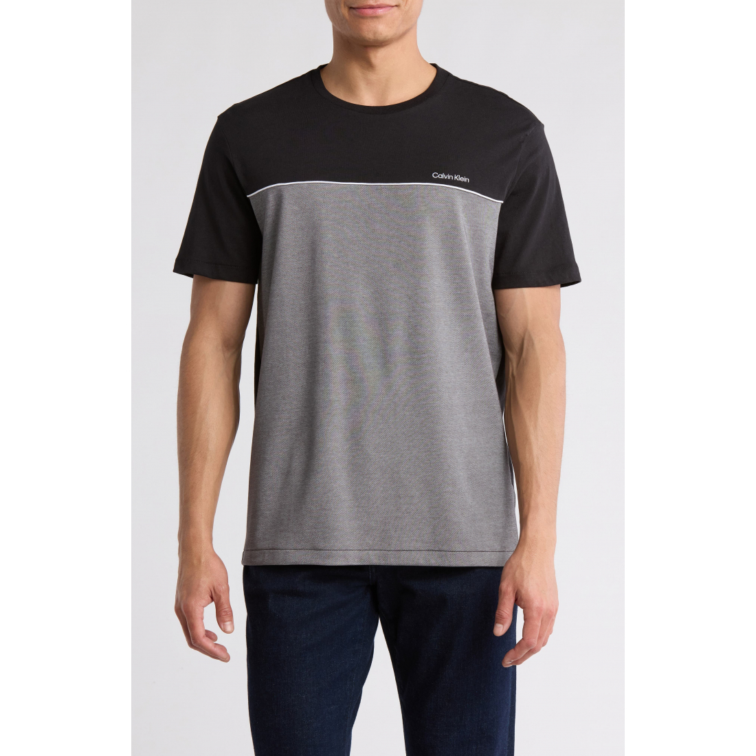 Men's 'Colorblock Cotton' T-Shirt