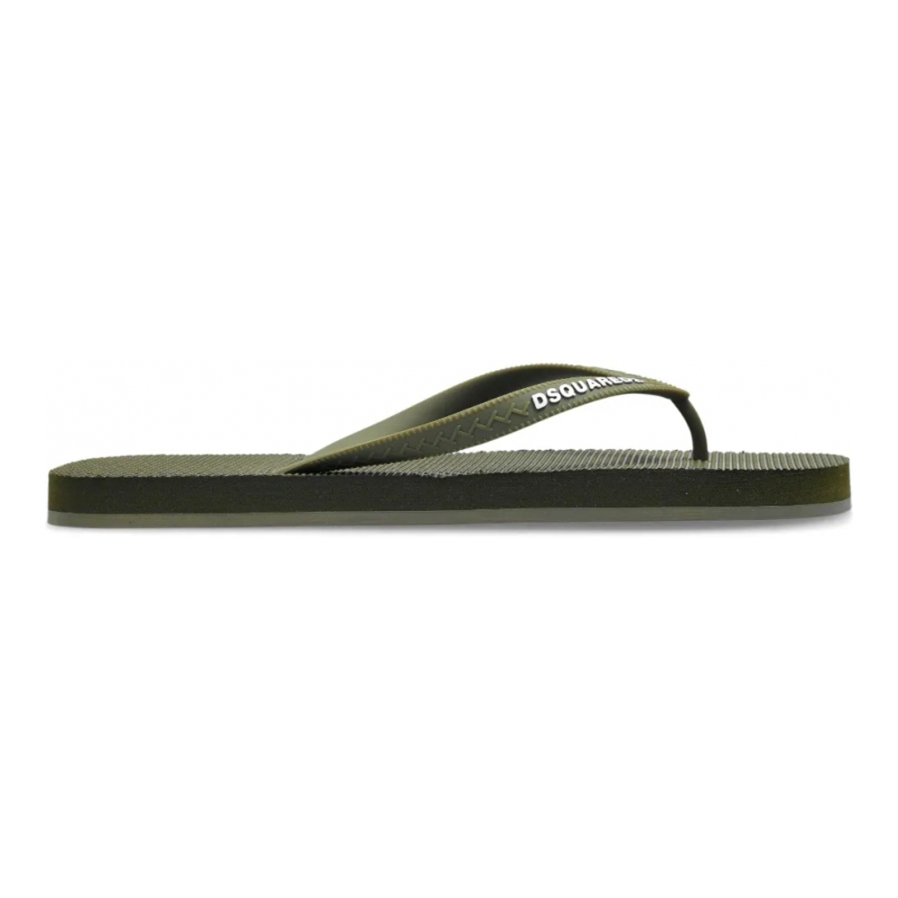 Tongs 'Logo-Embossed' pour Hommes