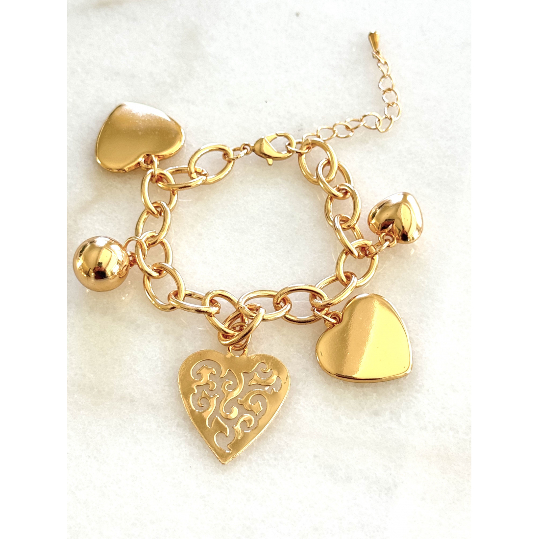 Women's 'Heart Charm' Bracelet