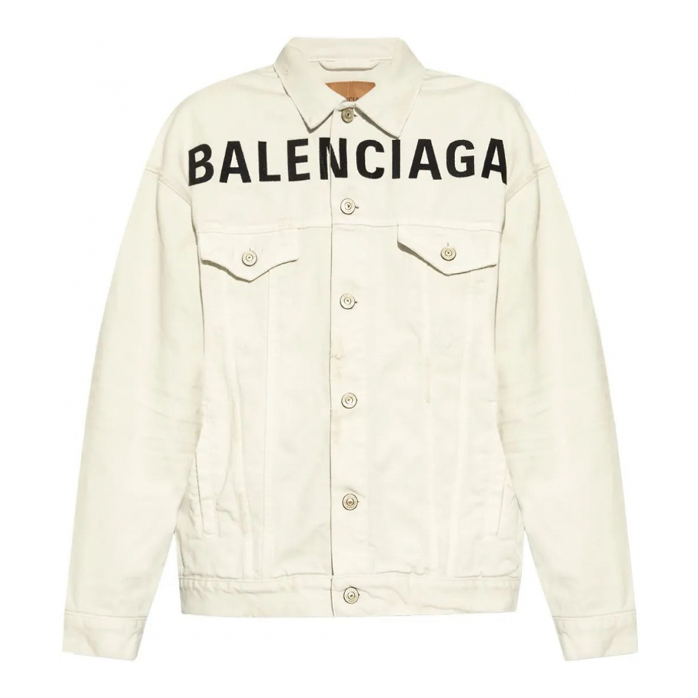 Veste en jeans 'Logo-Print' pour Femmes